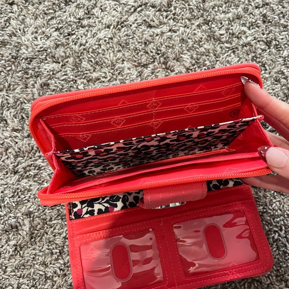 Vera Bradley Coral Quilted Wallet - Picture 4 of 4